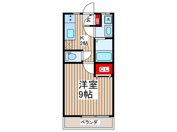 シティハイム久米川の物件間取画像